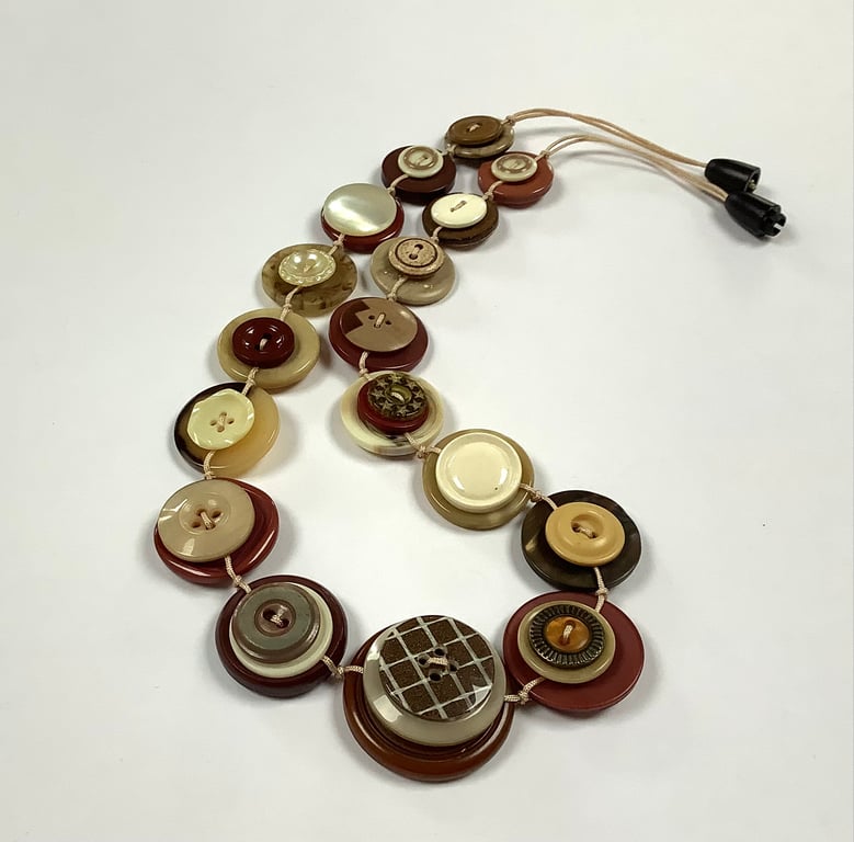 Button Necklace