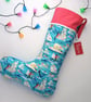 Mermaid Christmas Stocking - large, can be personalised - Image 4