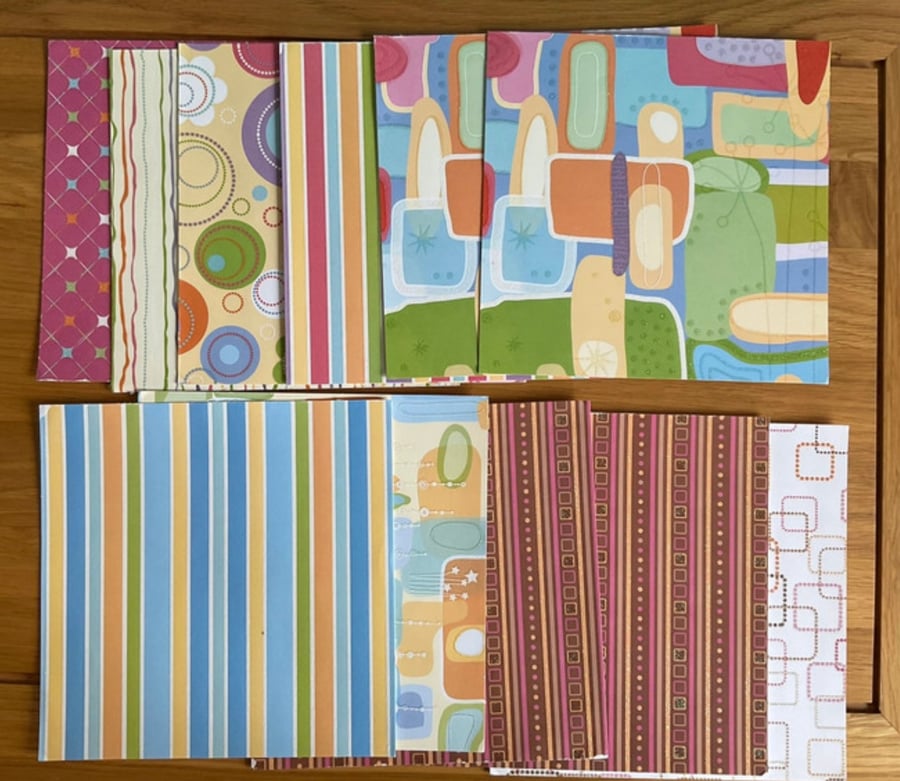 Retro glitter card stock assorted designs. 