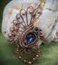 Hummingbird Pendant with crystal feature - Image 4