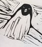 Little Penguin Lino Print - Image 2