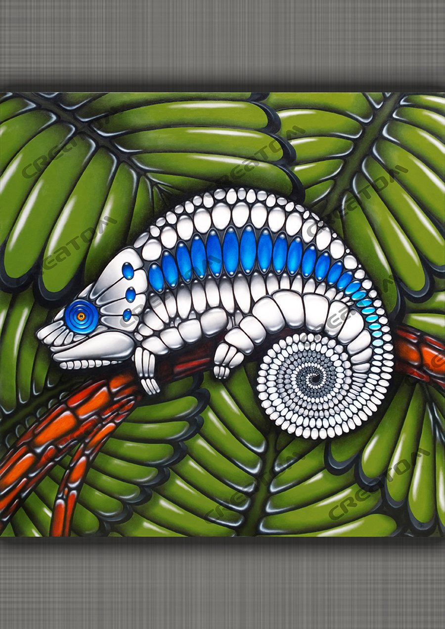 Sincerity - giclee print on canvas of the original oil painting by CREATOM