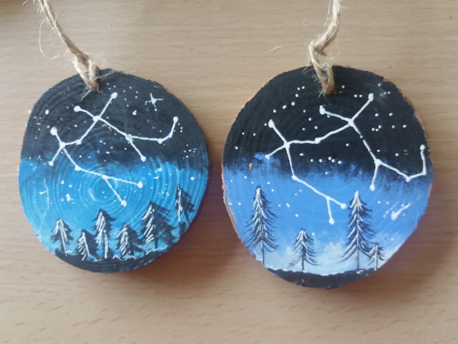 Gemini Constellation Christmas tree decoration