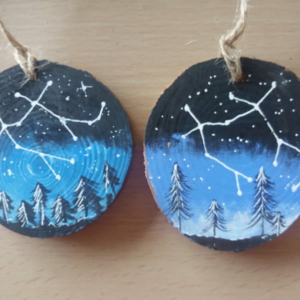Gemini Constellation Christmas tree decoration