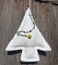 Organic Christmas - Organic linen Christmas tree decoration