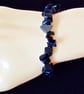 DESTASH:   Blue Goldstone Chip Bracelet - Image 3