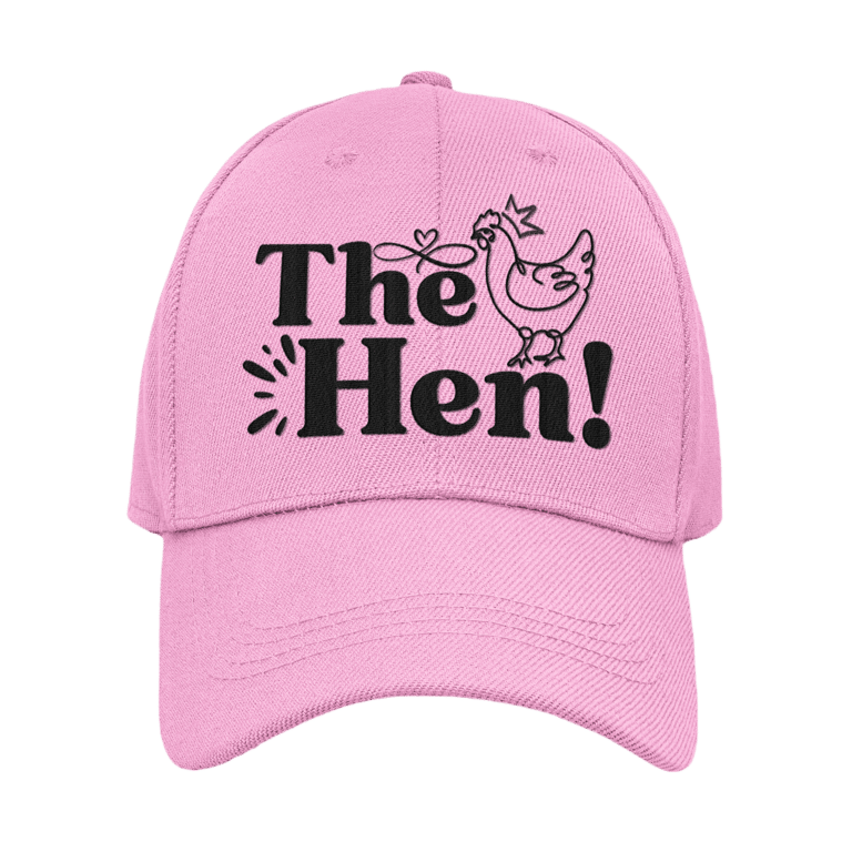 The HEN Novelty Baseball Cap, Hen  Party Various Colours