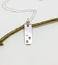 Handmade Iolite Sterling Silver Pendant - Image 3