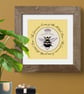 Personalised Print Bee's Knees, gift for her - Image 1