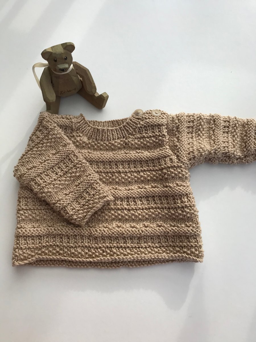 Textured baby jumper 