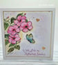 Hibiscus Mother's Day Card - CUSTOM ORDER - card reserved for Jane - Image 2