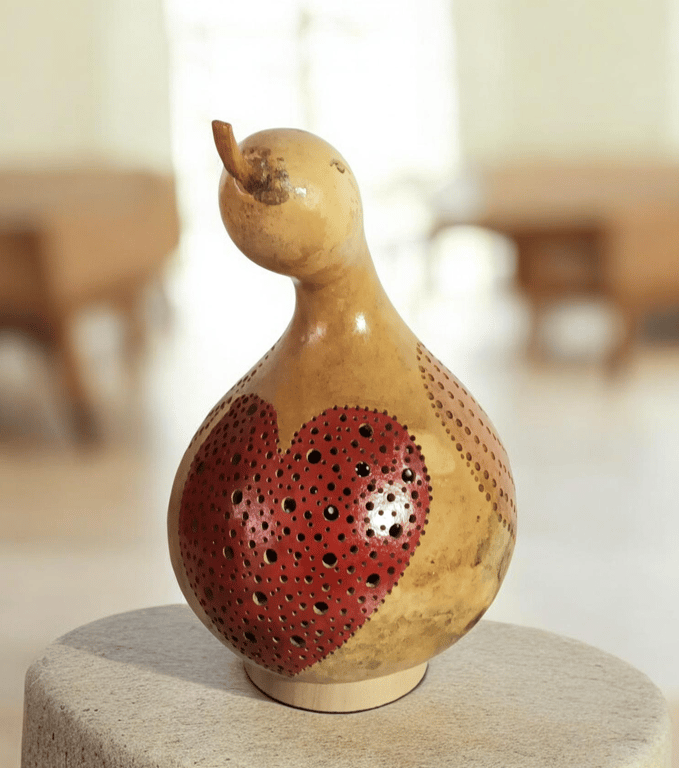 Round Robin Gourd Lamp