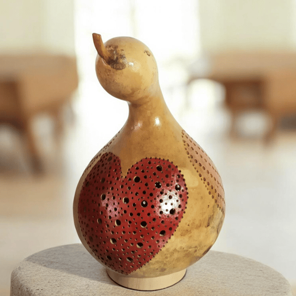 Round Robin Gourd Lamp