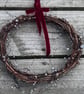 Twinkly Rustic Christmas wreath - Tis Almost the season  - Image 5