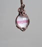 Top Mum Glass & Copper Pendant Necklace Gift Jewellery Jewelry Mothers Day - Image 3