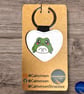 Limited Edition Frog Keyrings, with gold backing. Young Artist Designed - Image 4