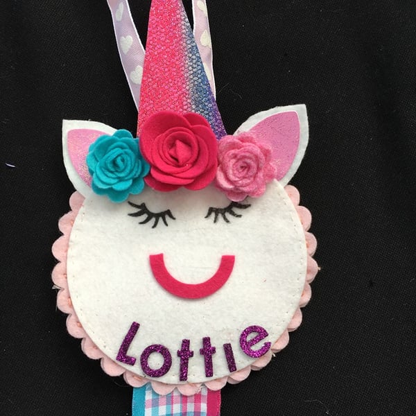 Unicorn Hair Clip Hanger - tidy