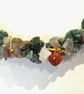Fancy Jasper Gemstone Twisted Rope Necklace 18-20 inches - Image 3
