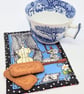 Sewing Bee Mug Rug 145PF