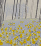 'Wild Daffodils' original hand-pulled screen print - Super Seconds Festival - Image 2