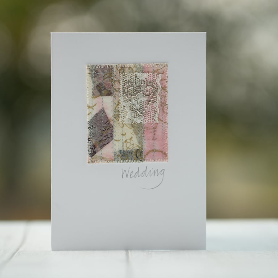 Embroidered Wedding Card