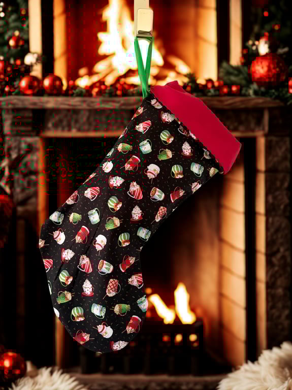 Hot Chocolate Christmas Stocking