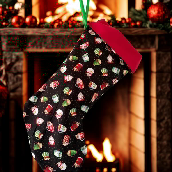 Hot Chocolate Christmas Stocking