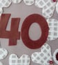 Ruby Anniversary Parchment Card - Image 4