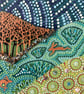 Handmade Fused Glass 'Three Hares' Picture. - Image 4