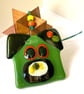 Sparkly green dog glass suncatcher - Image 2