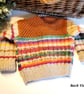 Gender Neutral Hand Knitted Baby Cardigan 6 - 12  months size - Image 2