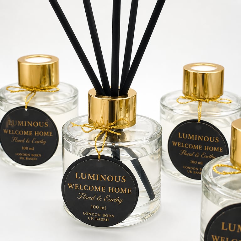 Reed Diffuser 100ml - Citrus Floral Home Fragrance - Welcome Home