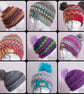  Headband Earwarmer handmade textured with front twist crocheted turquoise - Image 8