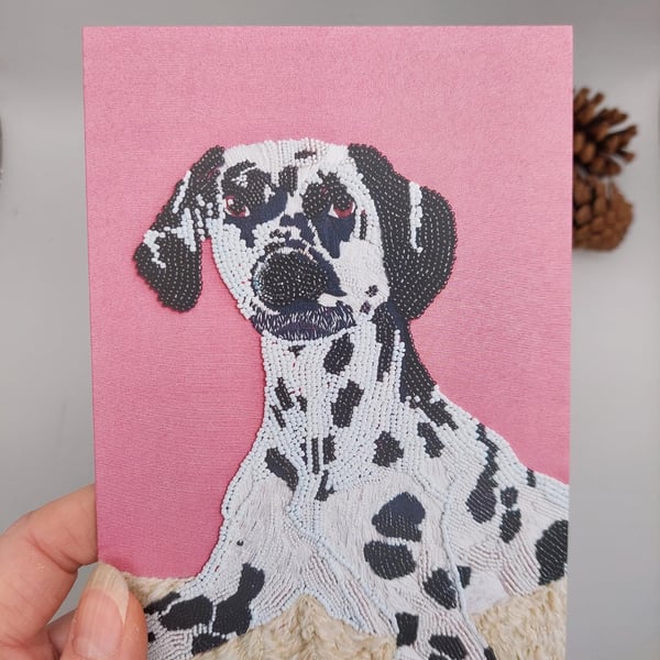 Dalmatian greeting card