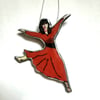 Statement Kate Bush Wuthering Heights Red Dress Resin Necklace by EllyMental