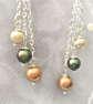 Cutest CASCADE PEARL Stud EARRINGS Cultured Pearls
