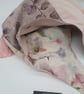 Mauve and pink botanical, shoulder handbag, Boho style, tassels.  - Image 2