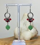 “Crimson & Clover” inspired Earrings  - Image 4