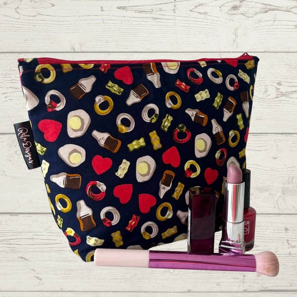Makeup bags sweets and hearts