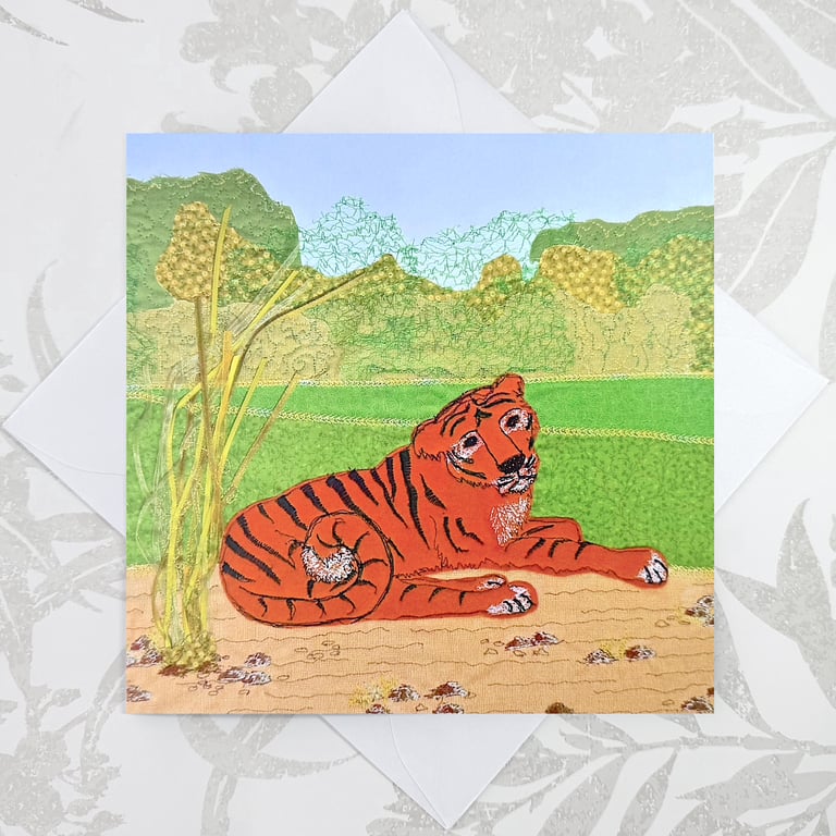 Tiger birthday card