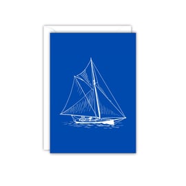 Sailing Yacht Greetings Card - Birthday - Card For Him - Card For Her