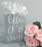 Milestone Wood Blocks, Personalised Wood Blocks, Painted Blocks.Nursery Decor, B - Image 1