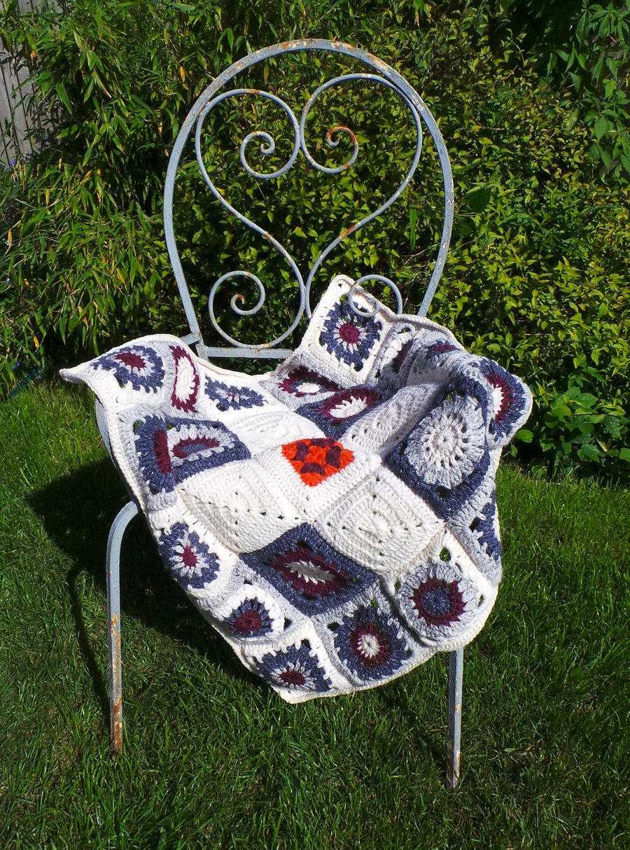 Crazy Mixed Up Crochet blanket