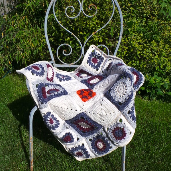 Crazy Mixed Up Crochet blanket