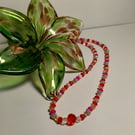 Scarlet Glow necklace 