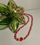 Scarlet Glow necklace 
