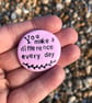 You make a difference every day Teacher Teaching Assistant Gift Pocket Pebble - Image 4