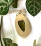 Handmade Olive Green Seaham Sea Glass Pendant –  Sterling Silver Necklace  - Image 3