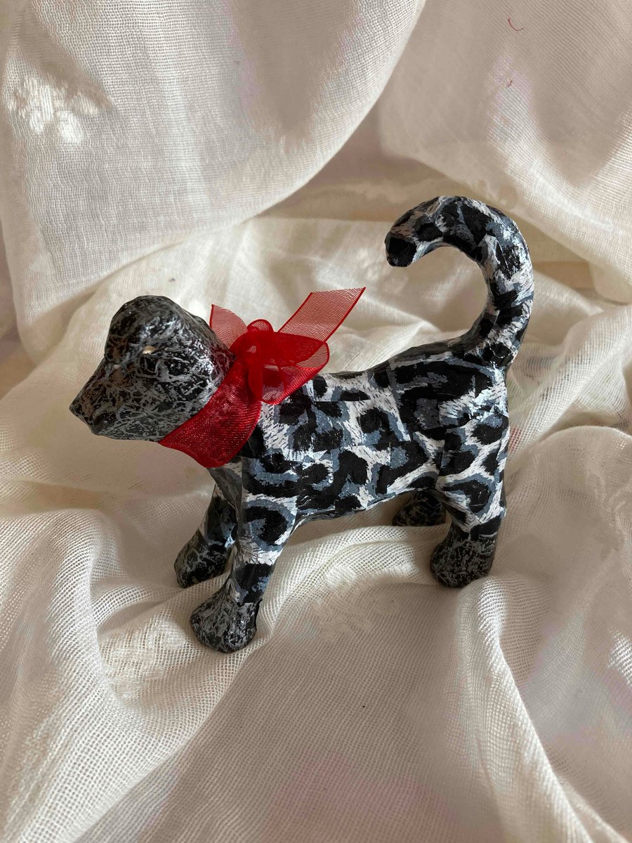 Decopatched Dapper dog