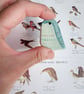 Ceramic blue Bird Brooch - Image 3